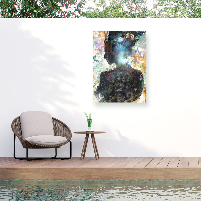 Barrett Biggers Cinderella Outdoor  Canvas, 14" H x 19" W
