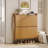 Fluted Shoe Storage Cabinet With 2 Flip Drawers