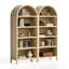 Vitrine de rangement ouverte à 5 niveaux avec bibliothèque à 5 niveaux H 70,9 po x l 30,7 po avec 5 tablettes pour le bureau à domicile, la chambre à coucher et le salon -115747575-119304226