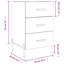 Mevsud 40cm W Iron Bedside Table-891892892