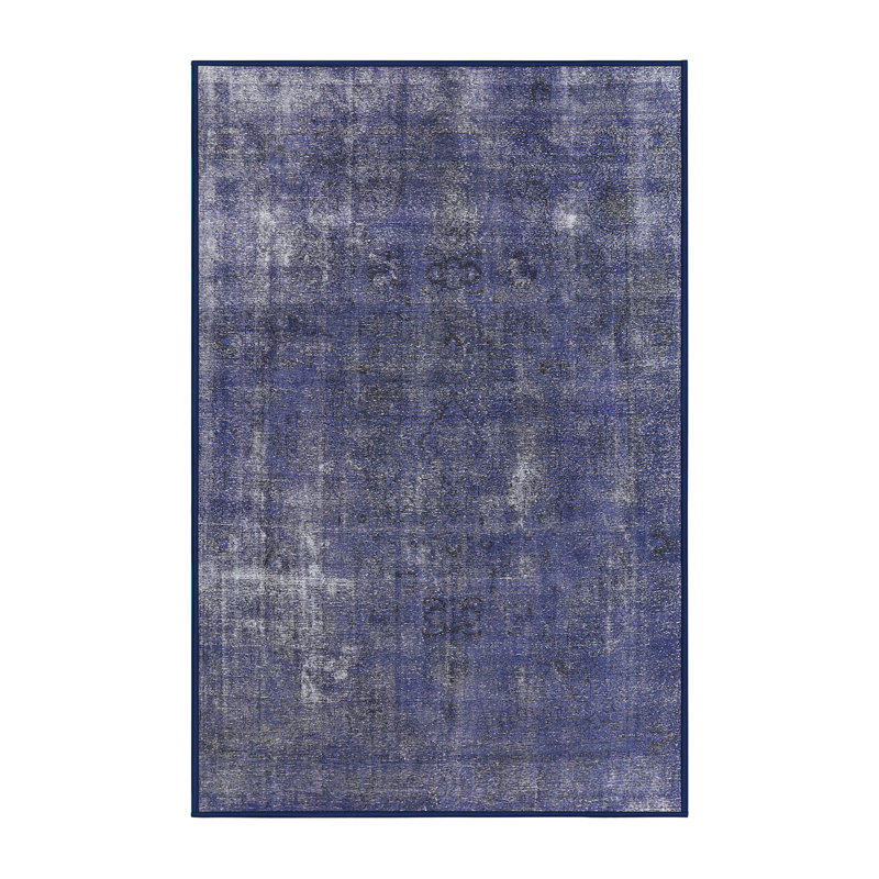 Tapis oriental bleu, Rectangle 6 pi x 9 pi