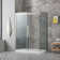 Bel Soft-Close Stainless Steel 3-Piece 32-In X 60-In X 81-In Base/Door Rectangular Corner Shower Kit (Left Or Right Drain)