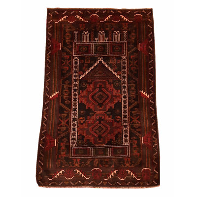 Braedon Rectangle 90 cm x 153 cm Oriental Flatweave Kilim Area Rug
