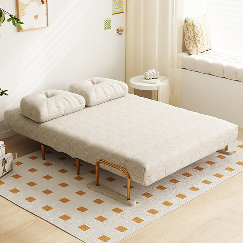 Modern Style 3-In-1 Convertible Sleeper Sofa Bed With Adjustable Backrest Pull Out Couch Sofa Bed