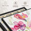 Impression sur toile Hibiscus céleste-102358511