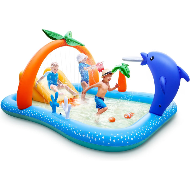 Piscine pour enfants avec glissade Kiddie