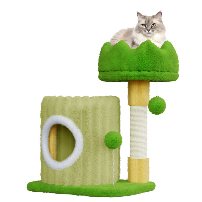 Amadahy 53cm H Cat Tree, Green