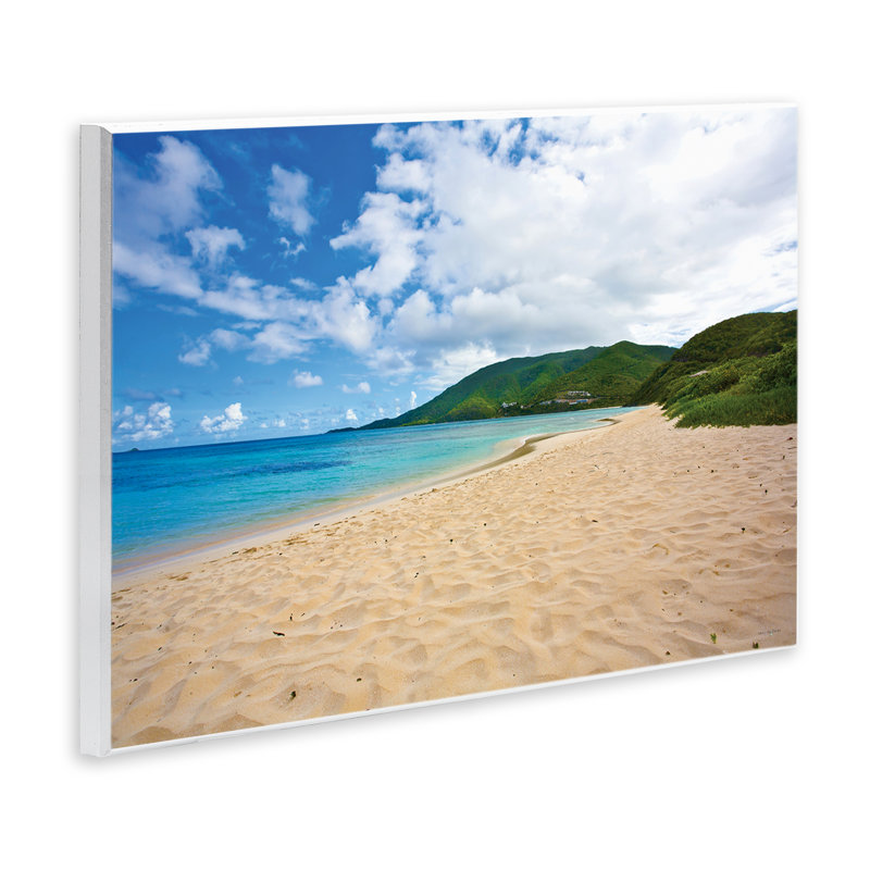 Plaque murale côtière de la plage des Caraïbes, design par Seven Trees Design, H 10 po x l 15 po
