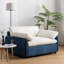 Canapé rembourré moderne en chenille simple avec coussins pour le salon offrant un confort immersif et un soutien scientifique-130461273