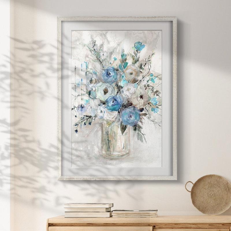 Ninon - Toile tendue avec châssis, White, 28.5" H x 20.5" W