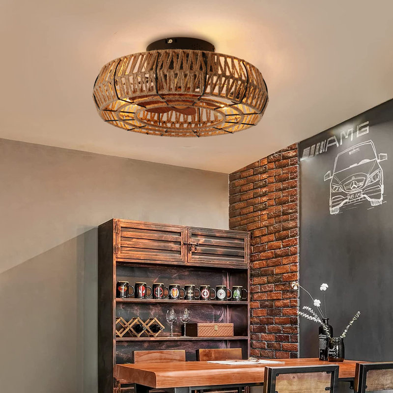 Aldeen Ceiling Fan with LED Lights