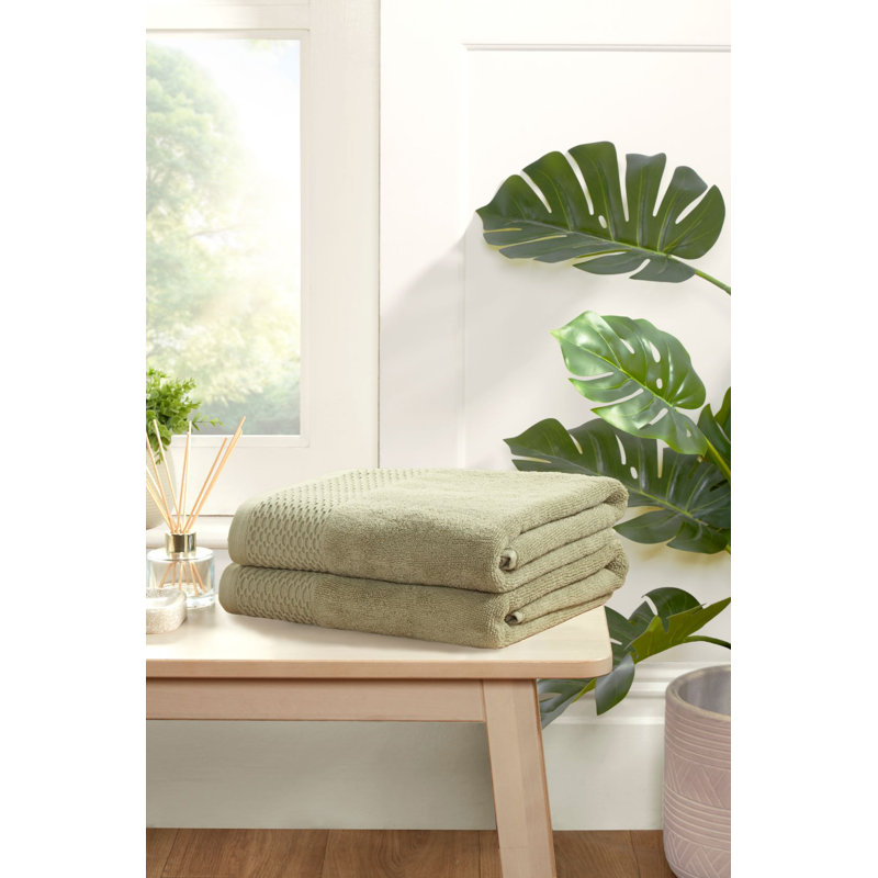 100% Cotton Bath Towel, Green