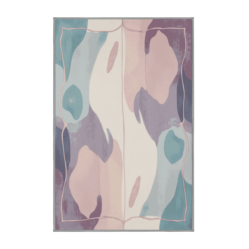 Tranquil Streams Rug, Rectangle 6' x 9'