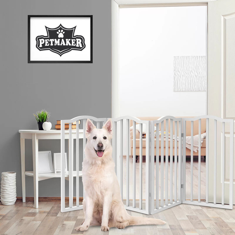 Wood Free Standing Pet Gate