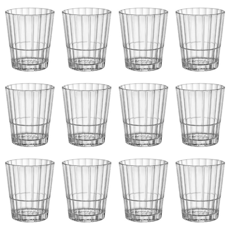 Oxford Bar Stacking Double Whisky Glasses - 374ml