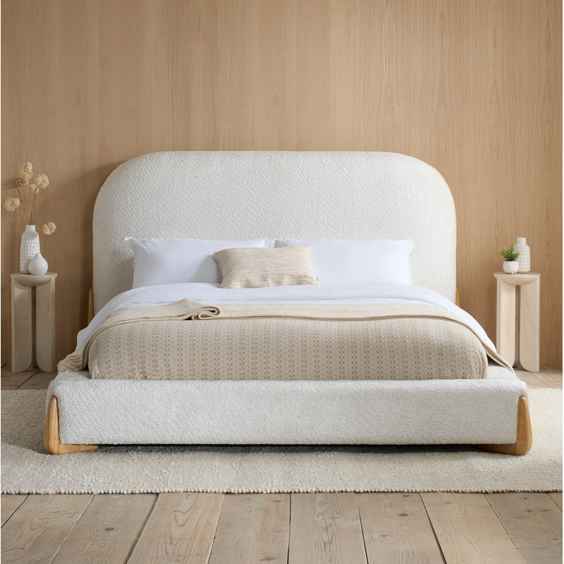 Boak BED WHITE, Double (4'6)