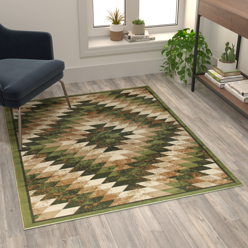 Tapis intérieur Akwasi, Rectangle 4 pi x 5 pi