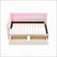 Lit plateforme tapissier simple