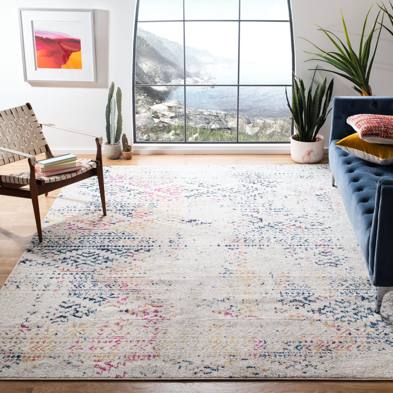 Talbott Geometric Hand Woven Area Rug, Rectangle 122 x 183 cm