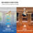  54 In 5 Solid Wood Blades Indoor Ceiling Fan With Integrated Led And Remote DC Motor, Natural Wood Grain and White-376093897-376093749