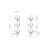 Vertical Eight Hook Coat Rack Wall Mount - White-1880390284