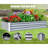 8X4x1 Ft Galvanized Raised Garden Bed, Outdoor Planter Garden Boxes Large Metal Planter Box For Gardening Vegetables Fruits Flowers, Silver-1592080982-1592080977