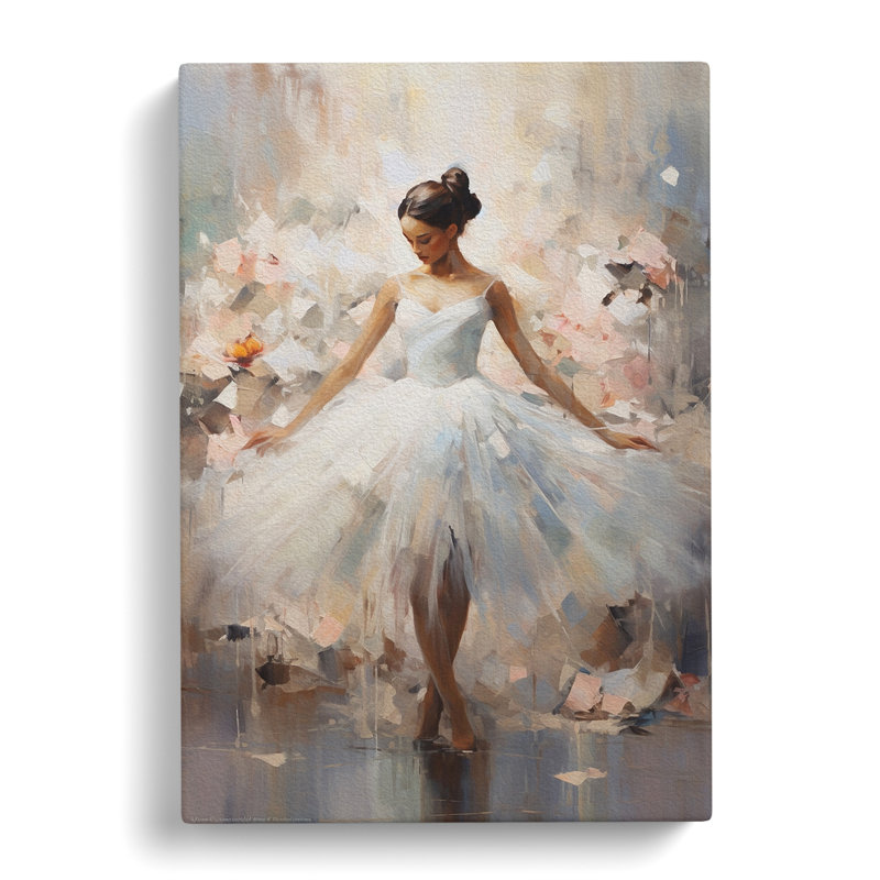 Ballet Dancer Informel - Wrapped Canvas, 60cm H x 40cm W x 3cm D