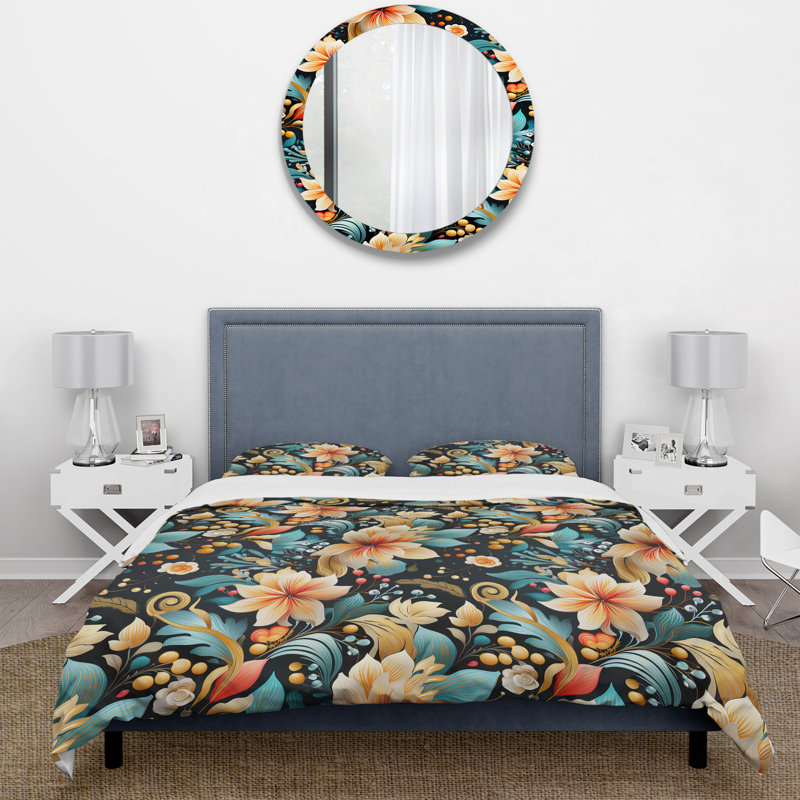 Ensemble de housse de couette Hilke, Housse de couette pour très grand lit et 2 très