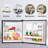 COWSAR 1.4 Cubic Feet Portable Freestanding Mini Fridge With Freezer, Reversible Door-99693156