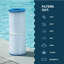 Filtre de remplacement pour piscine Mist