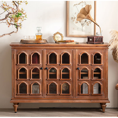 French Style Solid Wood Sideboard