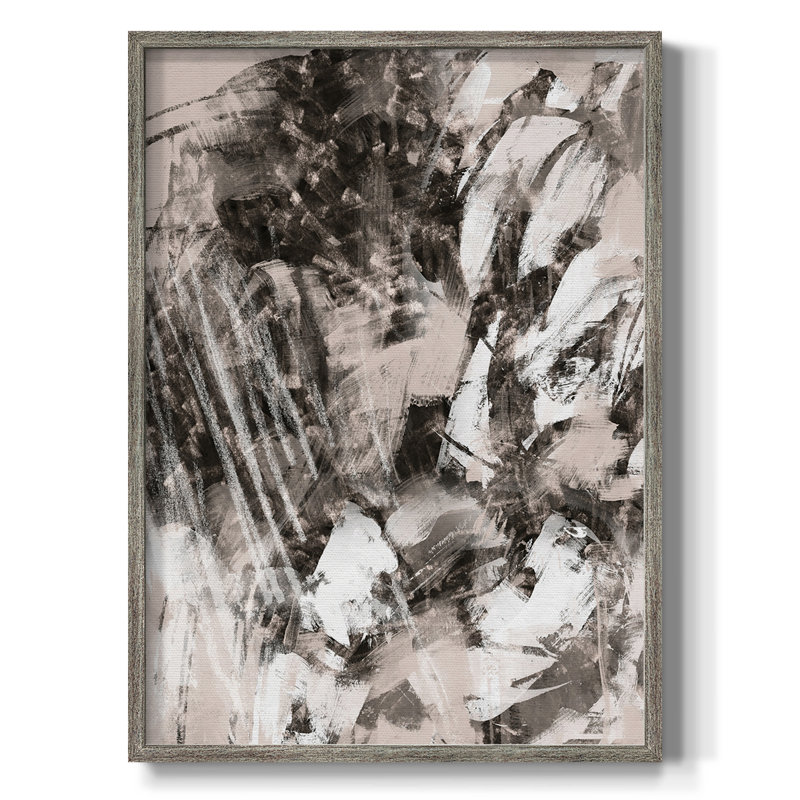 «Blush Blackboard I», reproduction encadrée - bois massif, H 21 po x l 17 po