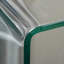 Table de bout en verre