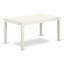 Ensemble de table de salle à manger 7 pièces moderne composé d'une table rectangulaire en bois et de 6 chaises de salle à manger, 36 x 60 pouces, lin blanc-1432110086-1355915351-1355915350