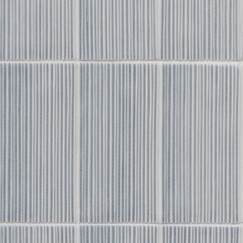 Divine 4.33 in. x 8.66 in. Polished Glass Subway Wall Tile (6.24 Sq. Ft. / Case), Sky Blue