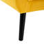 Chaise d'appoint avec pieds noirs pour la maison d'intérieur-582453
