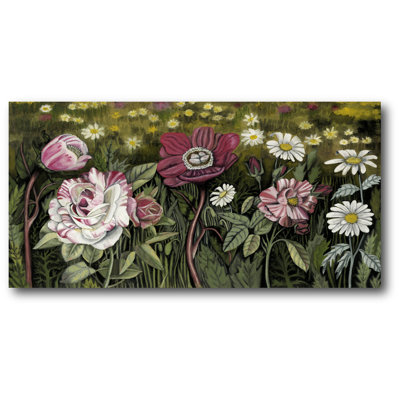 « baroque botanica i », reproduction d’art sur toile tendue
