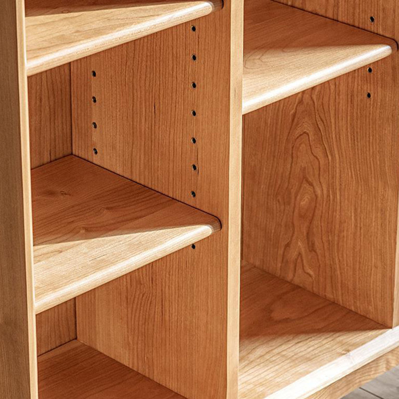 petite bibliothèque simple de style japonais, Brun