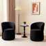 Ensemble de chaises d'appoint en bois massif de 22,8 po de largeur Mid-Century (ensemble de 2)