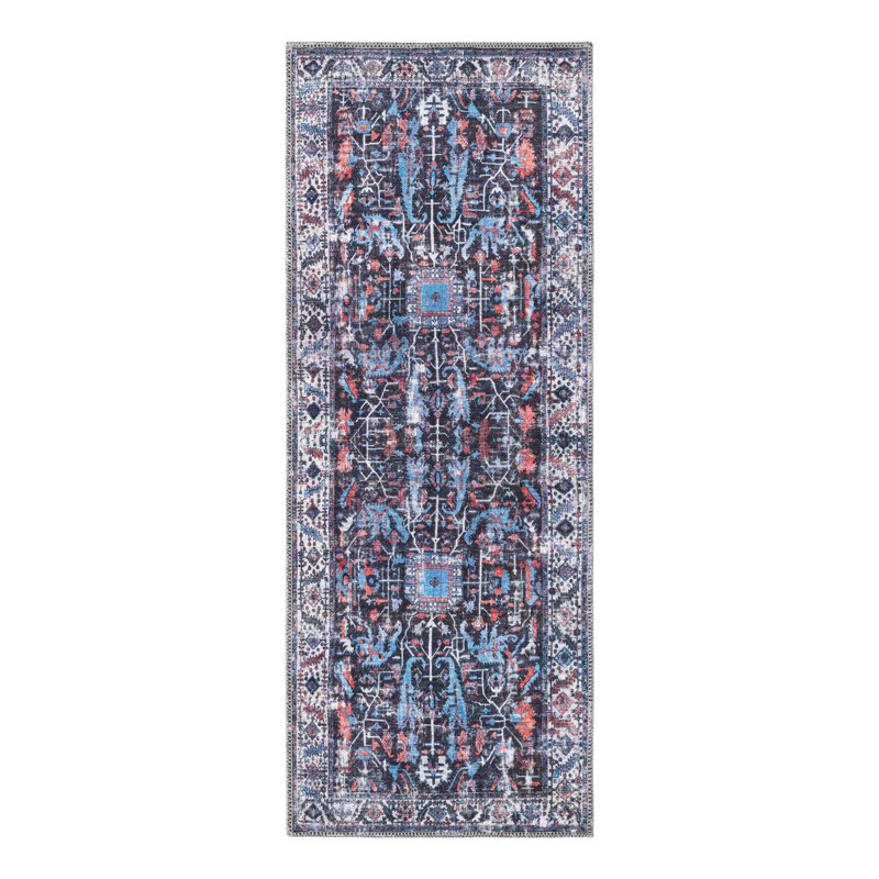 Guynn Chenille Oriental Indoor Rug, Runner 2' x 5'