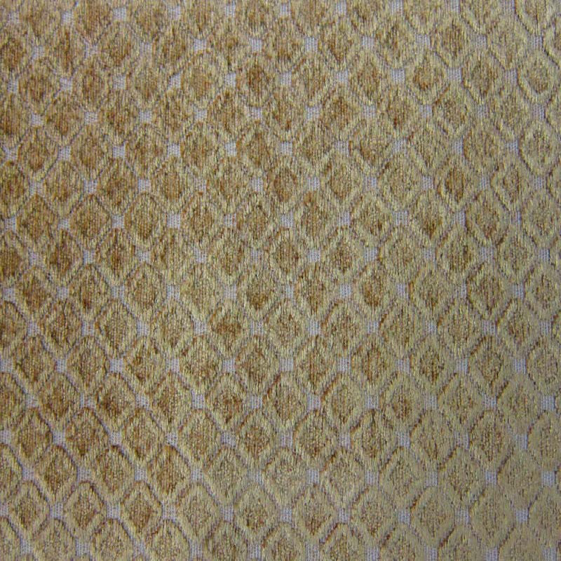 Diamond Shaped Jacquard | Tiles Fabric_TILES, Gold
