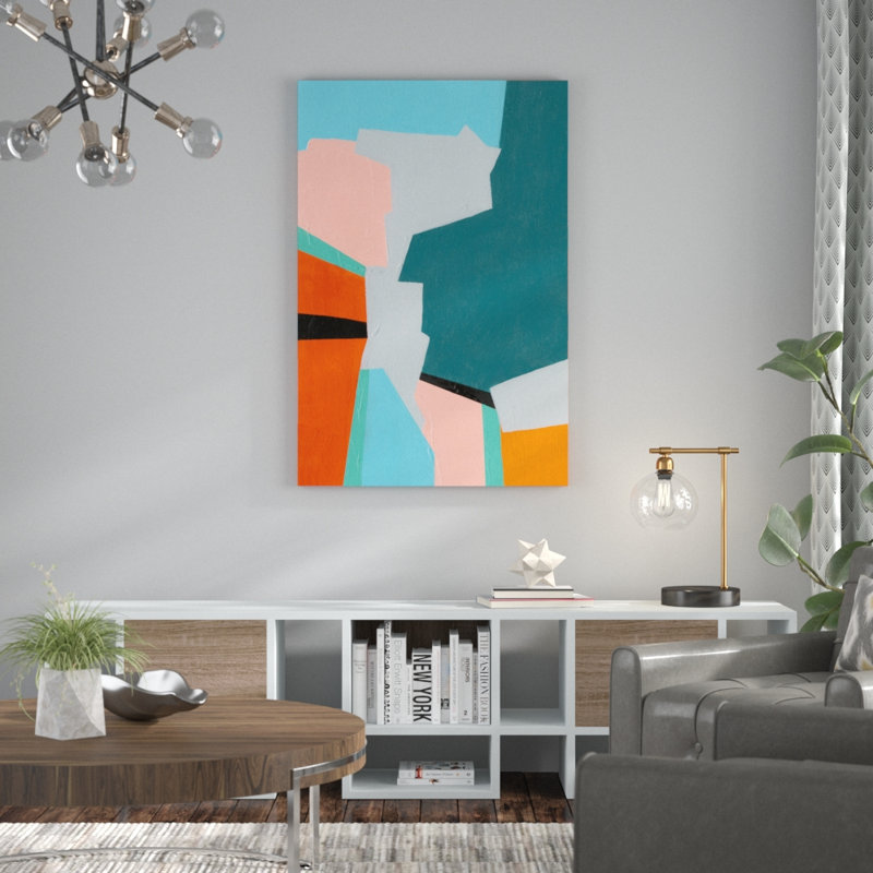 Reunification I by Regina Moore - Graphic Art Print, 122cm H x 81cm W, Black Floater Frame