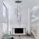  Keysha 6 - Light LED Dimmable Chandelier Long High Ceiling Cluster Pendant for Hallway Staircase with Remote
