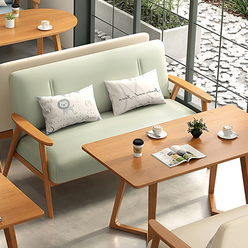 Bancs de café modernes et simples, Vert clair