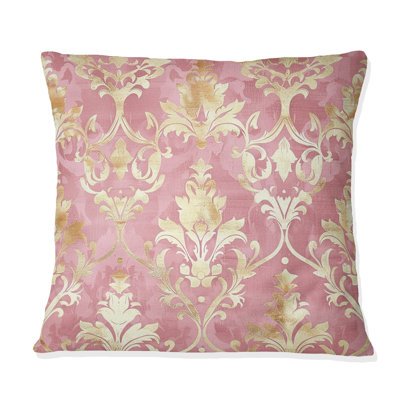 Glamour Damask - Glam Throw Pillow