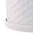 Weeda Planter Set Ceramic Raised Dot Texture Gloss Finish Indoor/Outdoor Use Set of 2 - 10", 9" White