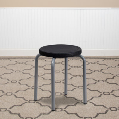 Stackable Stool with Powder Coated Frame