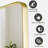 Lunara 1.18" Deep Rounded Corner Rectangular Bathroom Wall Mirror with Premium Tempered Glass & Aluminum Alloy Framed-681452006-681085382