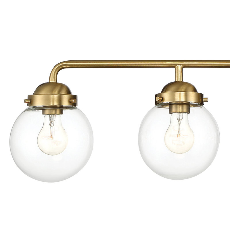 Wason 4 - Light Kitchen Island Pendant, Brushed Gold