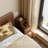 Narrow Solid Wood Nightstand with 2 Drawers-285118322-283522417